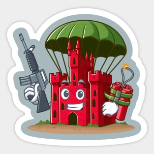 Airborne Engineer Castle Sticker